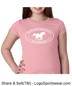 Girls Short Sleeve TShirt - Pink Design Zoom