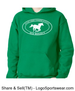 Youth Sweatshirt - Green Design Zoom